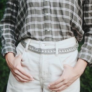 Silver Metal Chain Belt